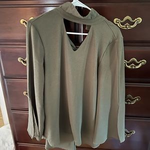 She + Sky long sleeve blouse
